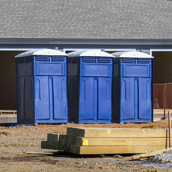 are there any restrictions on where i can place the porta potties during my rental period in Farmington Minnesota